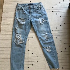 Zara ripped jeans size US 00